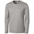 Clique Men's Light Grey Heather Charge Active Tee Long Sleeve