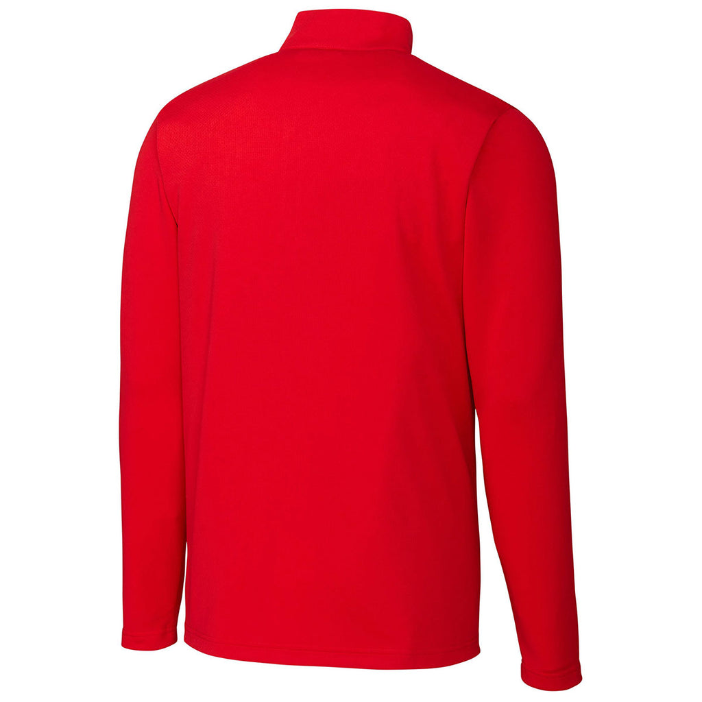 Clique Men's Red Ice Half Zip