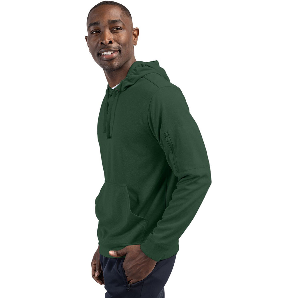 Clique Men's Bottle Green Lift Performance Hoodie Sweatshirt