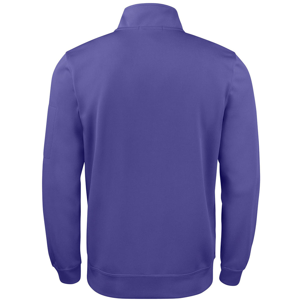 Clique Men's Purple Lift Performance Quarter Zip