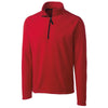 Clique Men's Red Summit Half Zip Microfleece