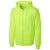 Clique Unisex Bright Neon Yellow Basics Fleece Full Zip Hoodie