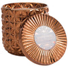 Dark Vanilla & Sandalwood Gilded Muse Jumbo Faceted Jar