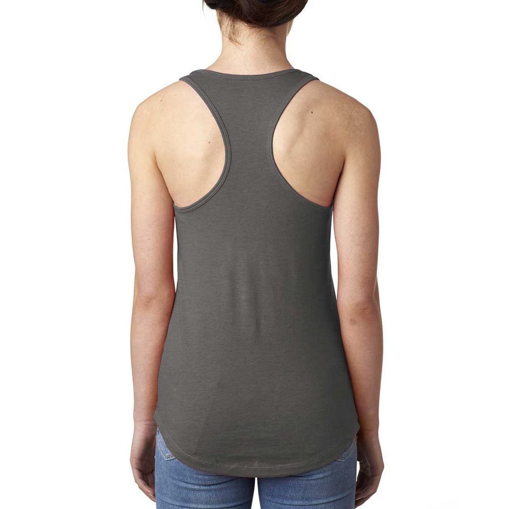 Next Level Women's Dark Grey Ideal Racerback Tank