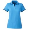 Nautica Women's Azure Blue Deck Polo