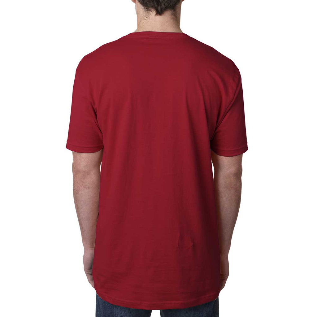 Next Level Men's Cardinal Premium Fitted Short-Sleeve V-Neck Tee