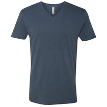 Next Level Men's Indigo Premium Fitted Short-Sleeve V-Neck Tee