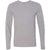 Next Level Men's Heather Grey Premium Fitted Long-Sleeve Crew Tee