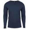 Next Level Men's Indigo Premium Fitted Long-Sleeve Crew Tee