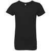 Next Level Girl's Black Princess Tee