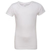 Next Level Girl's White Princess Tee