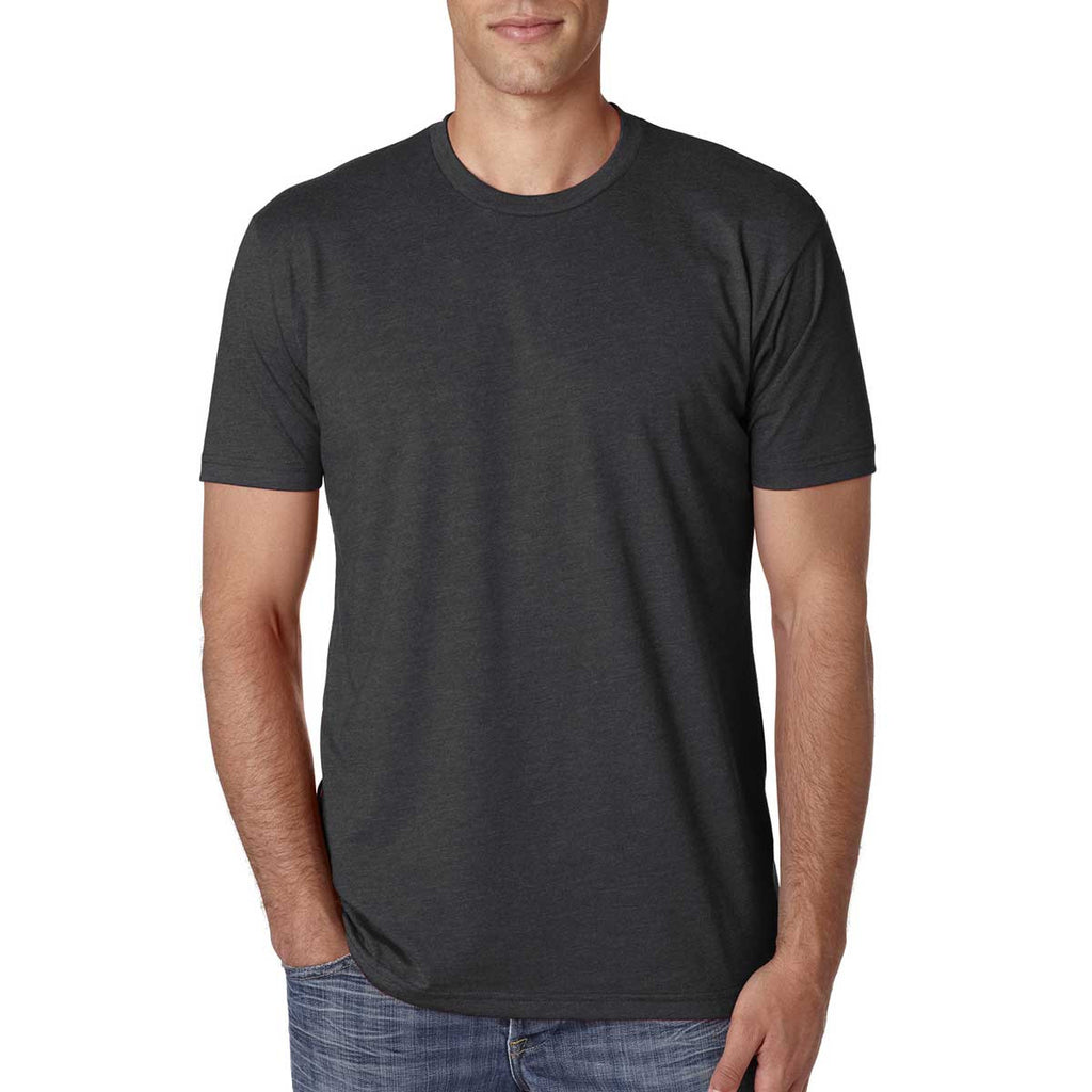 Next Level Men's Charcoal Premium Fitted CVC Crew Tee