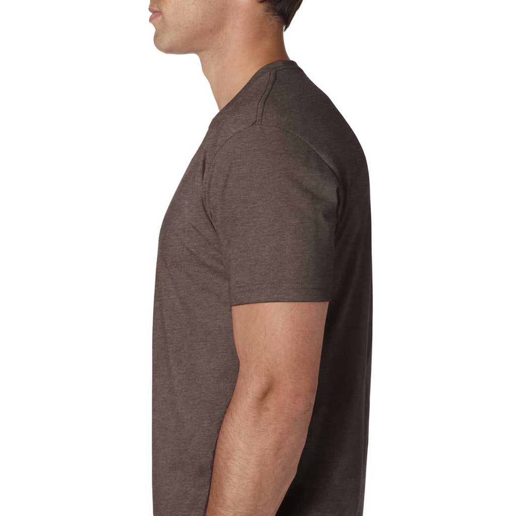 Next Level Men's Espresso Premium Fitted CVC Crew Tee