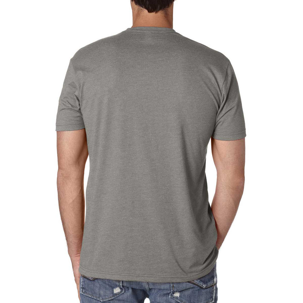 Next Level Men's Stone Grey Premium Fitted CVC Crew Tee