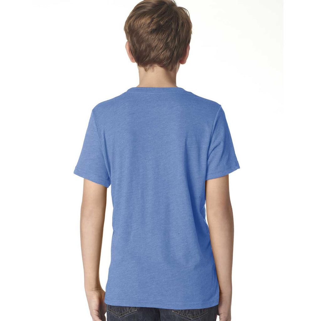 Next Level Boy's Vintage Royal Triblend Crew Tee