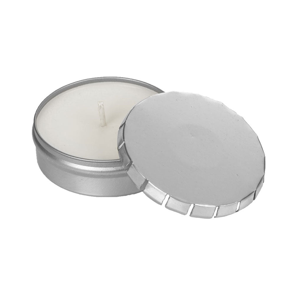 SnugZ Pumpkin Spice Scented Candle in Small Push Tin 0.7 oz.