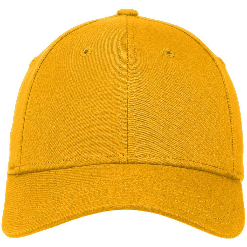 New Era 39THIRTY Gold Structured Stretch Cotton Cap