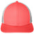 New Era Coral/ White Snapback Low Profile Trucker Cap