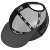 New Era Heather Graphite/Black Snapback Low Profile Trucker Cap