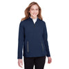 North End Women's Classic Navy/Carbon Quest Stretch Quarter-Zip