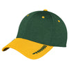 New Era Gold/Dark Green Shadow Heather Shadow Stretch Heather Colorblock Cap