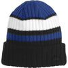 New Era Knit Royal/Black Ribbed Tailgate Beanie