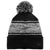 New Era Black/Graphite Knit Chilled Pom Beanie