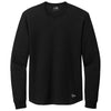 New Era Men's Black Heather Thermal Long Sleeve