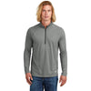 New Era Men's Shadow Grey Heather Power Half Zip