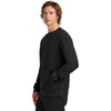 New Era Men's Black Heritage Fleece Pocket Crew