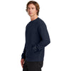 New Era Men's True Navy Heritage Fleece Pocket Crew