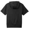 New Era Men's Black Performance Terry Short Sleeve Hoodie