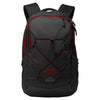 The North Face TNF Dark Grey Heather/Cardinal Red Groundwork Backpack