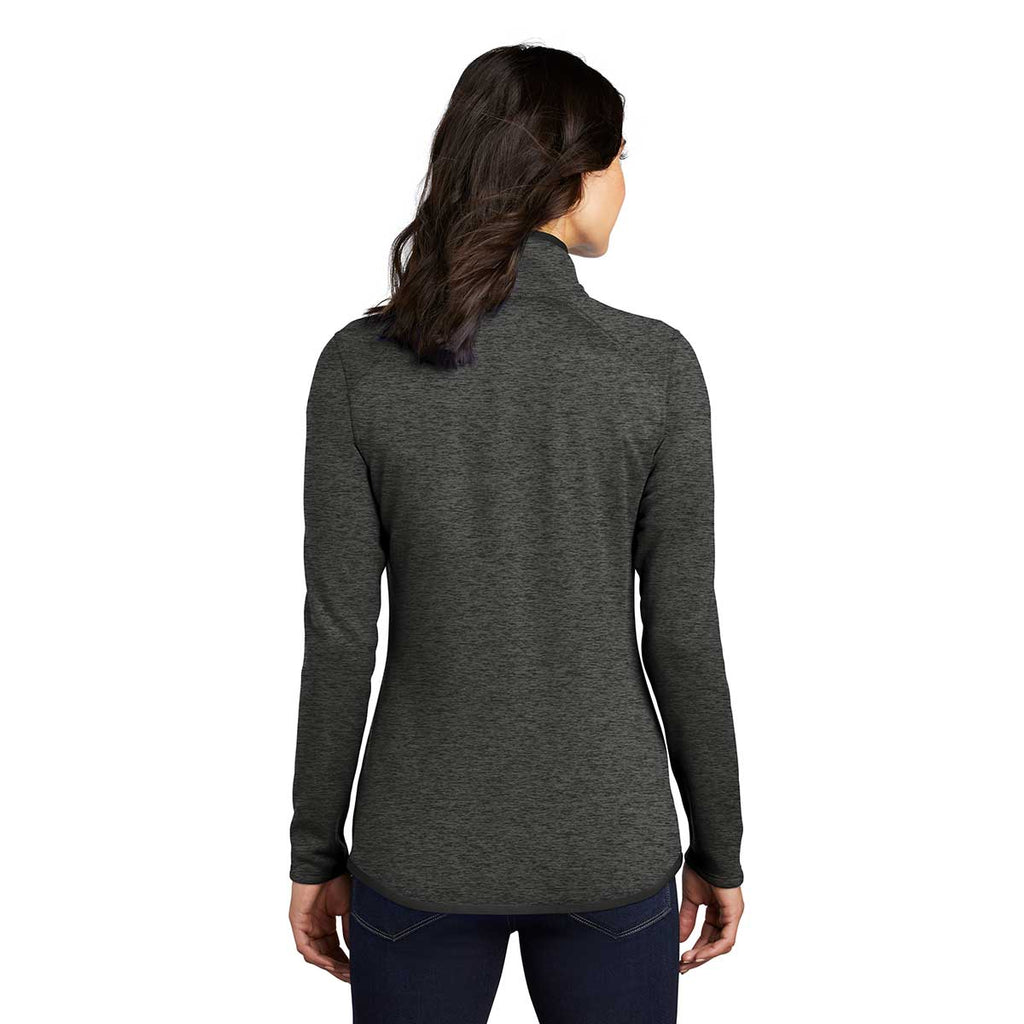 The North Face Women's Dark Grey Heather Skyline Full-Zip Fleece Jacket