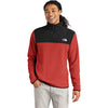 The North Face Men's Rage Red/ TNF Black Glacier 1/4-Zip Fleece