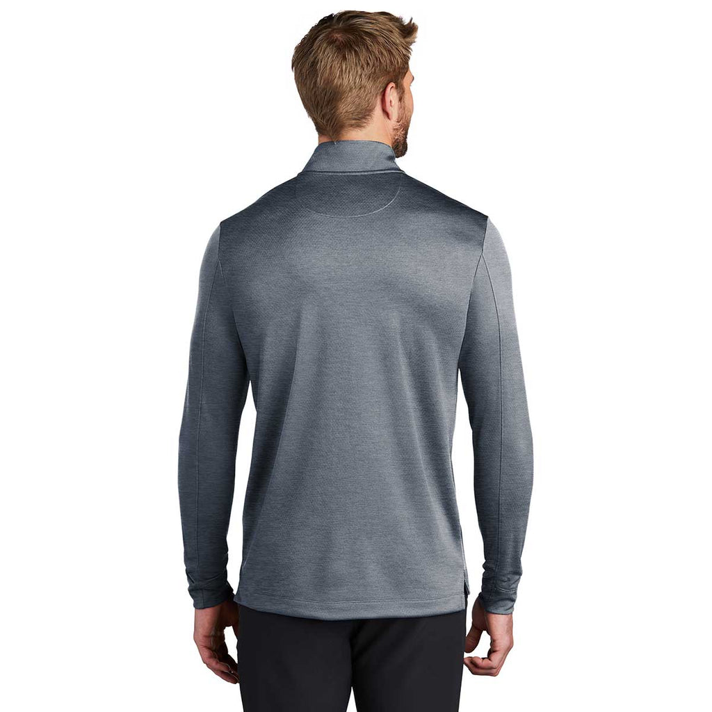 Nike Men's Navy Heather Half Zip Cover-Up