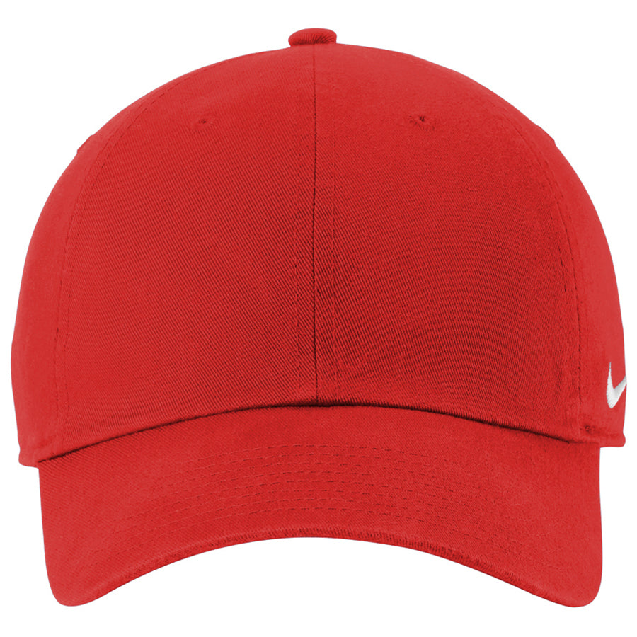 Nike University Red Heritage Cotton Twill Cap