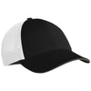 Nike Black/White Stretch-to-Fit Mesh Back Cap