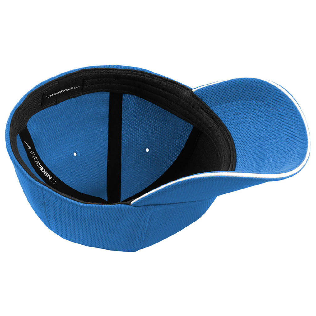 Nike Game Royal/White Dri-FIT Stretch Mesh Sandwich Bill Cap