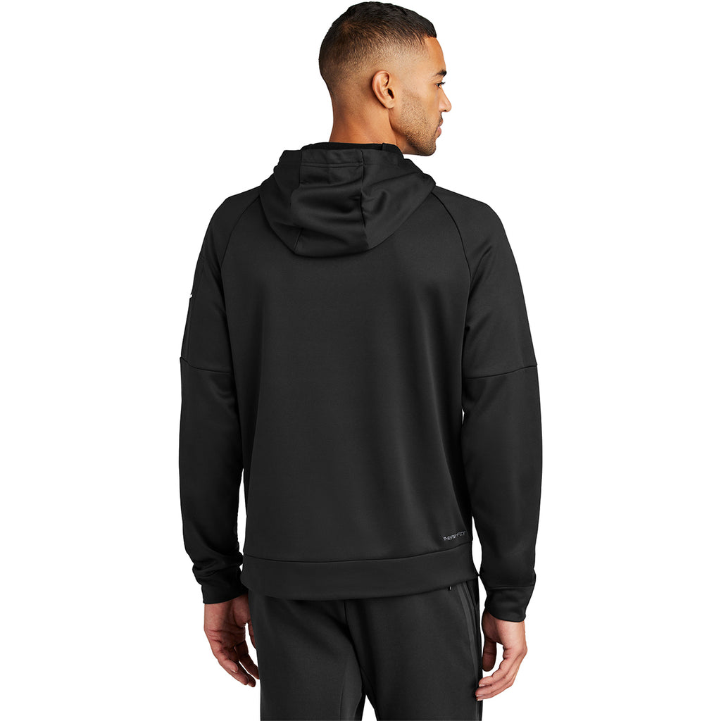 Nike Men's Black Therma-FIT Pocket Pullover Fleece Hoodie