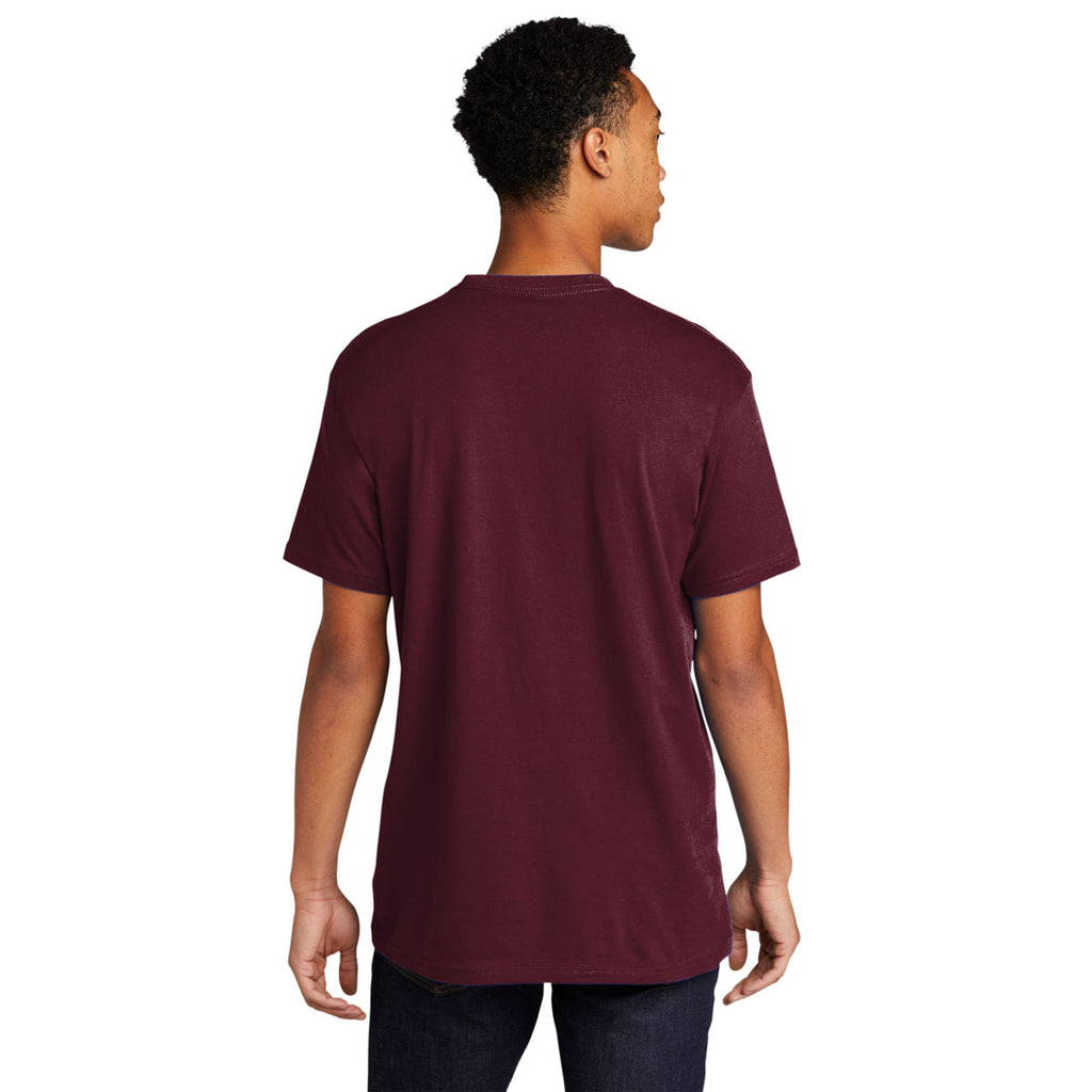 Next Level Unisex Maroon Cotton Tee