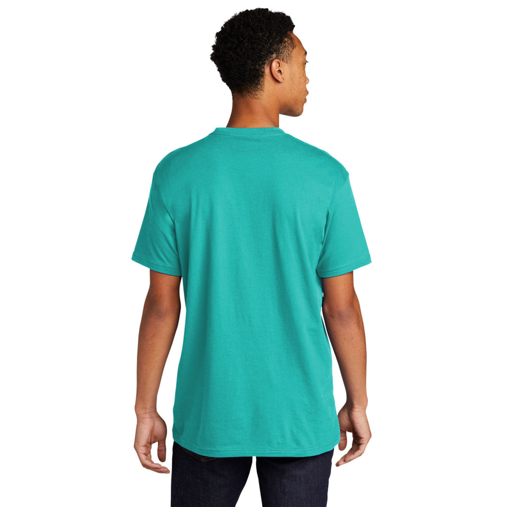 Next Level Unisex Tahiti Blue Cotton Tee