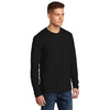 Next Level Men's Black Cotton Long Sleeve Tee