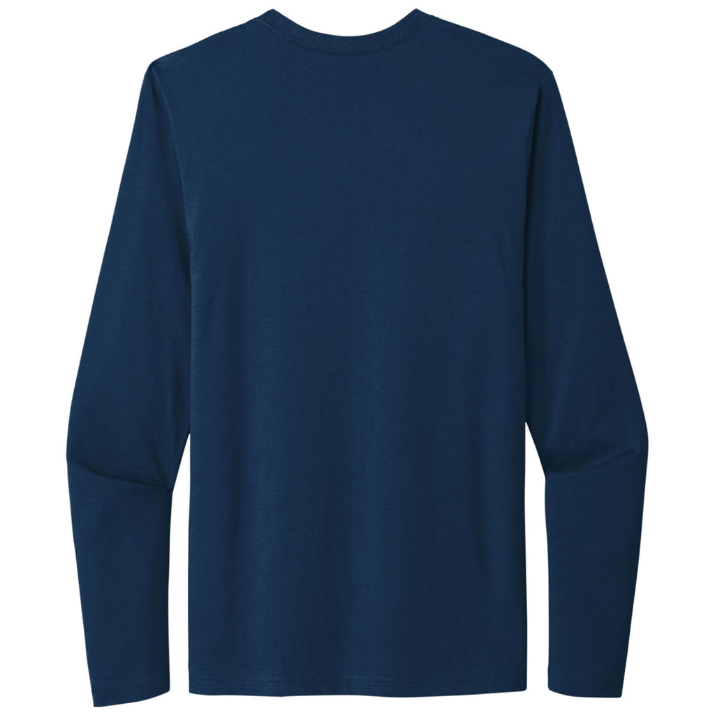 Next Level Men's Cool Blue Cotton Long Sleeve Tee