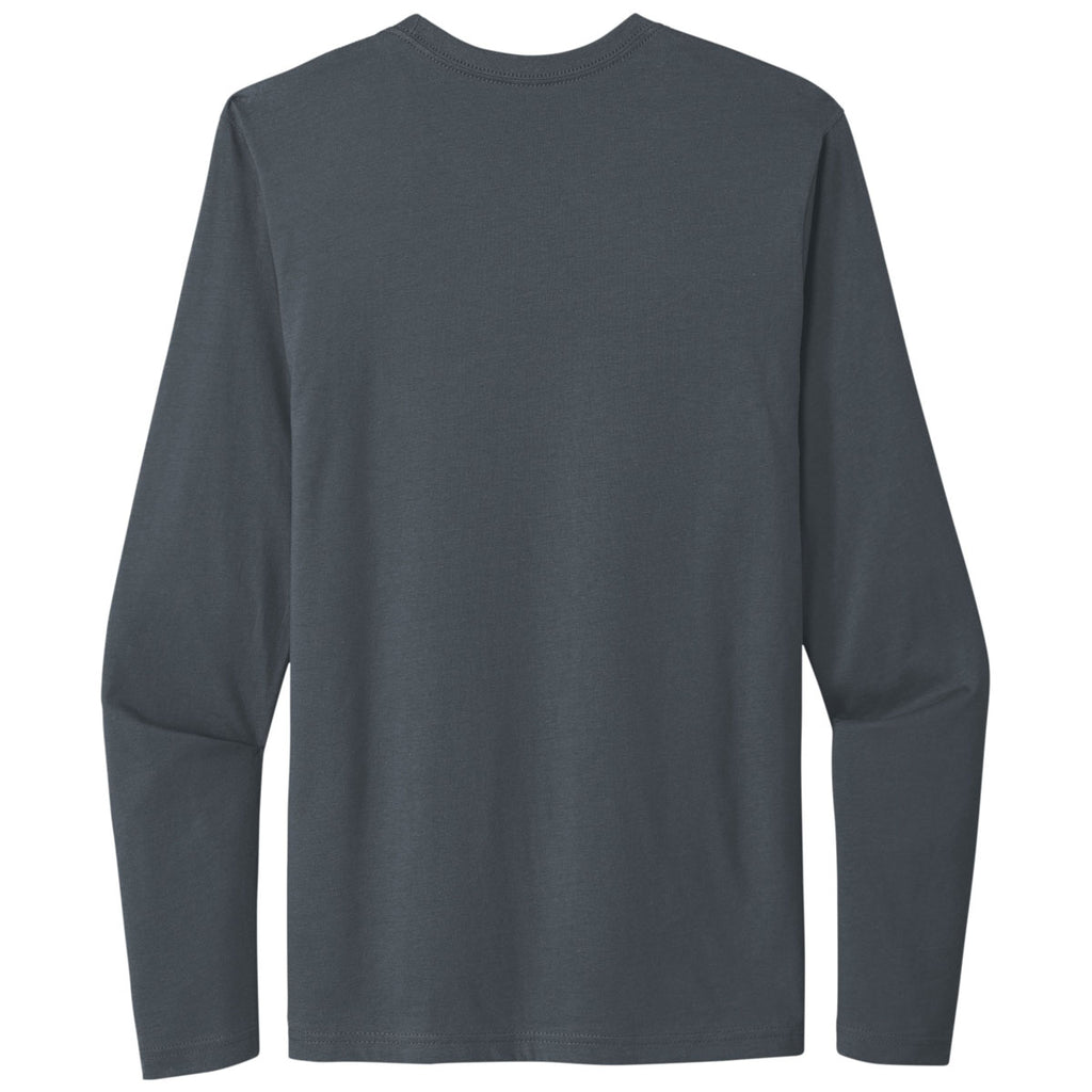 Next Level Men's Indigo Cotton Long Sleeve Tee