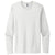 Next Level Men's White Cotton Long Sleeve Tee