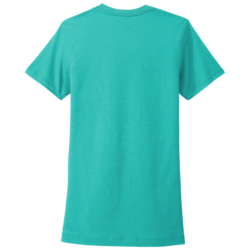 Next Level Women's Tahiti Blue Cotton Boyfriend Tee