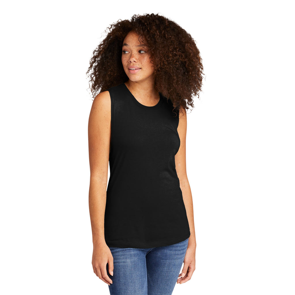 Next Level Women's Black Festival Muscle Tank