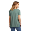 Next Level Women's Stonewash Green Festival Scoop Neck Tee