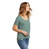 Next Level Women's Stonewash Green Festival Scoop Neck Tee